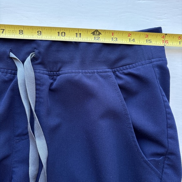 FIGS Zamora Womens Medium Petite Scrub Pants Navy Blue Jogger W18SW2005P - Picture 9 of 11